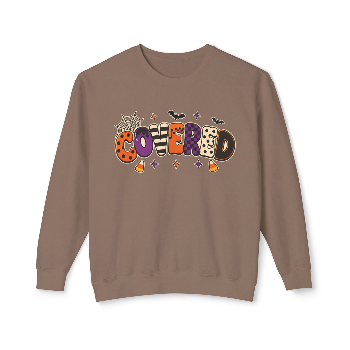 Halloween 'Covered' Graphic Sweatshirt – Cute Spooky Crewneck