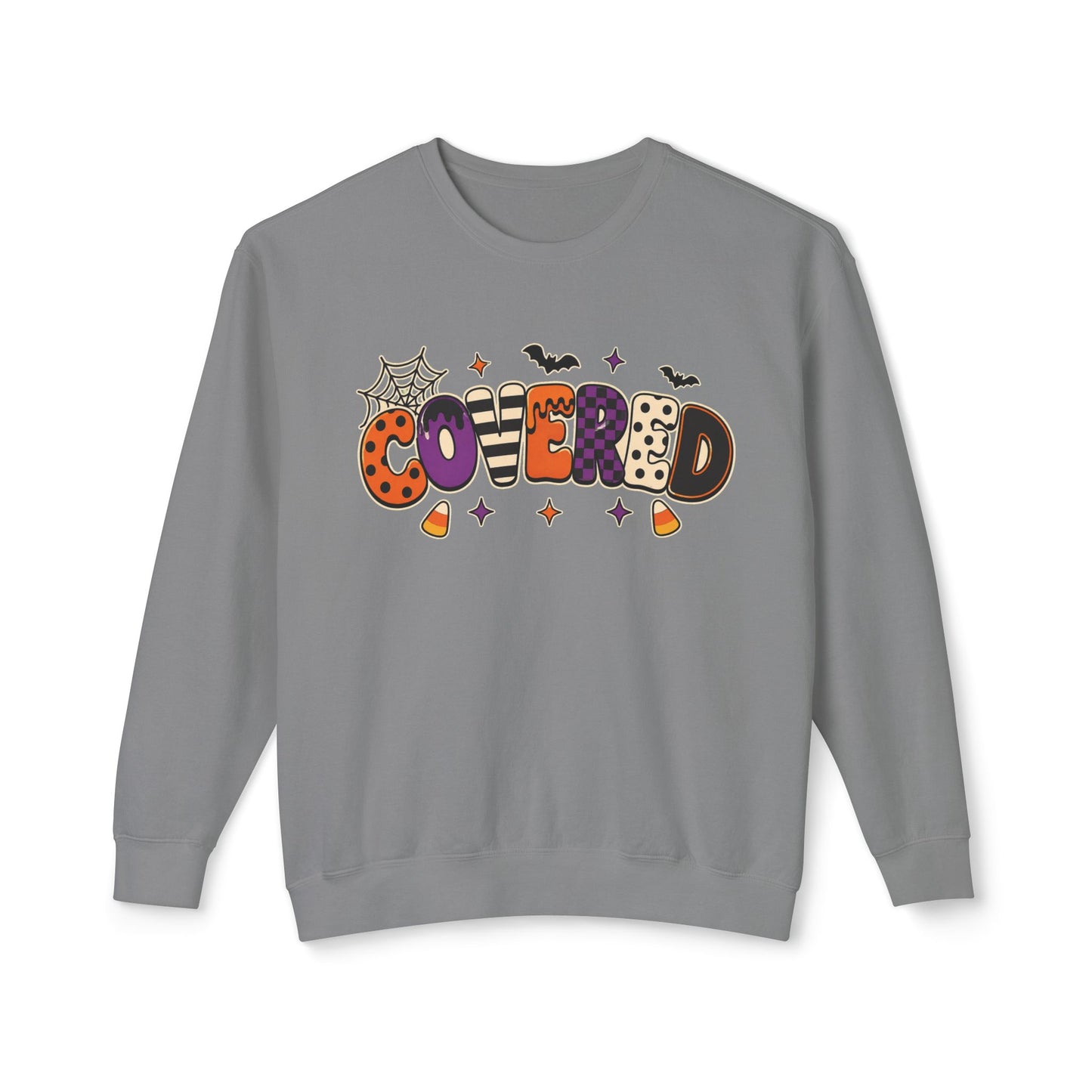 Halloween 'Covered' Graphic Sweatshirt – Cute Spooky Crewneck