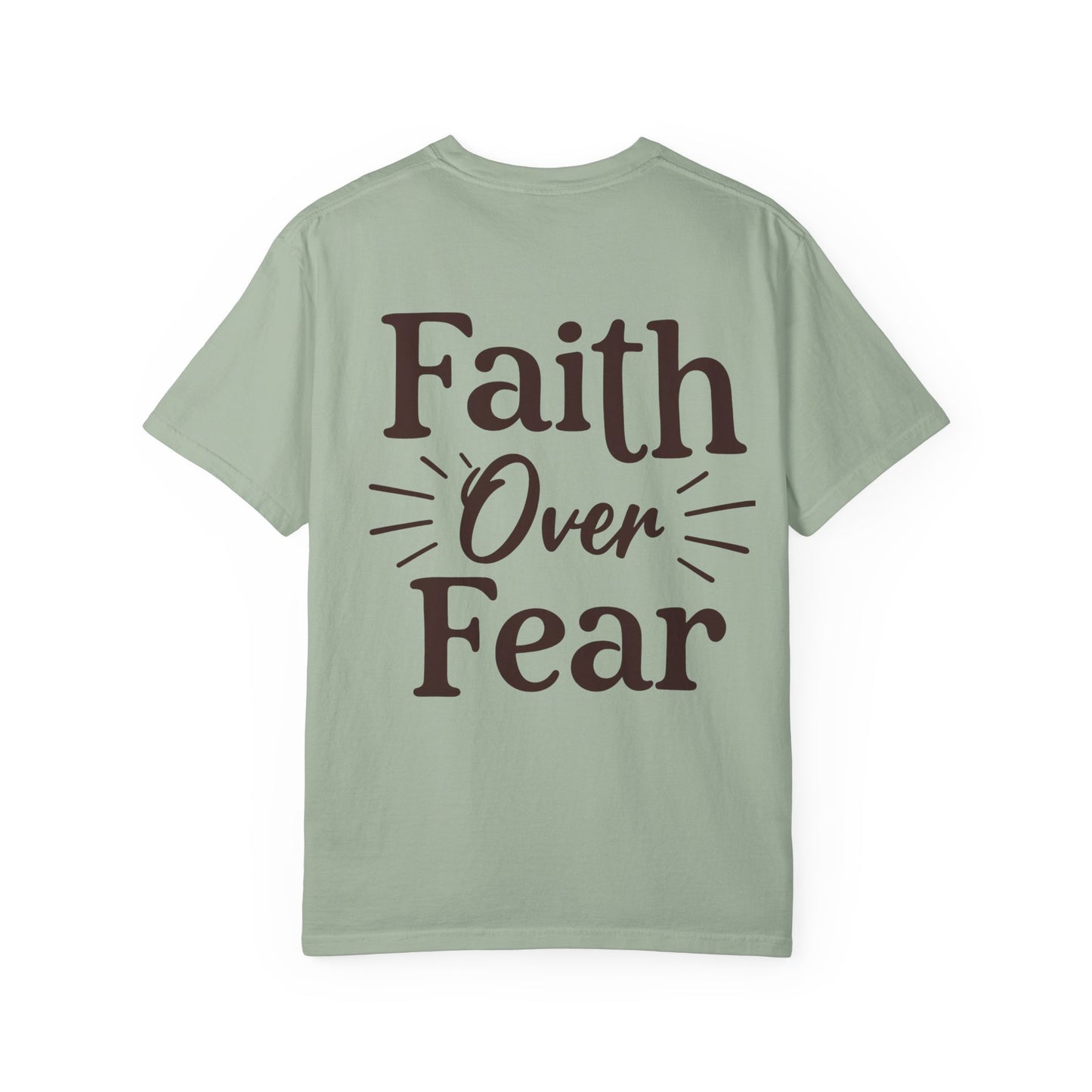 Faith Over Fear T‑Shirt — Covered Chest Graphic Christian Tee