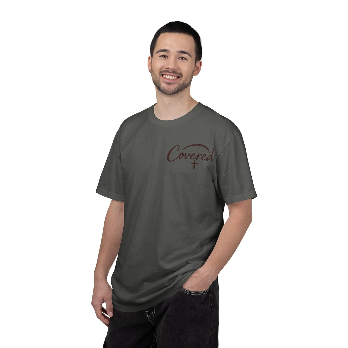Faith Over Fear T‑Shirt — Covered Chest Graphic Christian Tee