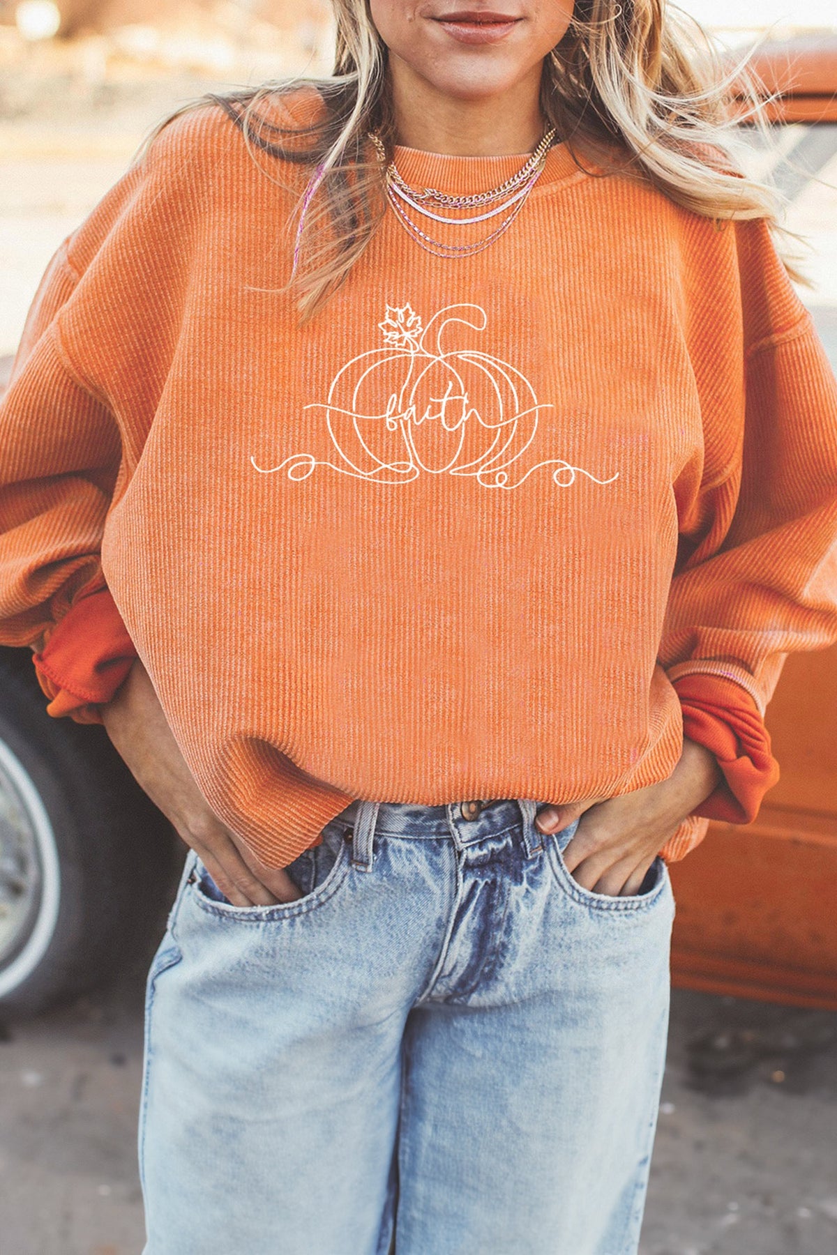 Faith & Fall Pumpkin Sweatshirt